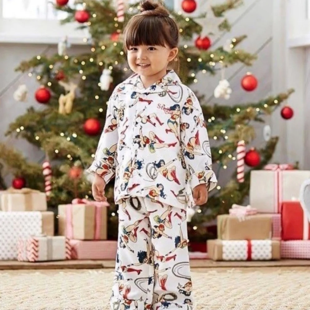 BRAND NEW! Pottery Barn Wonder Woman Flannel Pajama Set